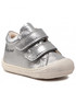 Półbuty dziecięce Naturino Sneakersy  - Cocoon Vl 0012012904.P3.0Q02 Acciaio