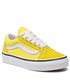 Półbuty dziecięce Vans Tenisówki  - Old Skool VN0A7Q5F7Z41 Blazing Yellow/True White