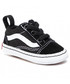 Półbuty dziecięce Vans Sneakersy  - Old Skool Crib VN0A3U8K6BT1 Black/True White