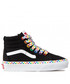 Trzewiki dziecięce Vans Sneakersy  - Sk8-Hi VN000D5FAC51 (Rainbow Chkrbrb)Blktrwht