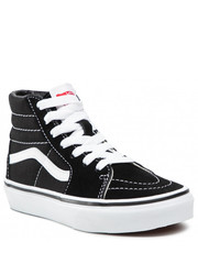 Trzewiki dziecięce Sneakersy  - Sk8-Hi Vn000D5F6BT Black/True White - eobuwie.pl Vans