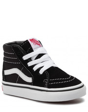 Trzewiki dziecięce Sneakersy  - Sk8-Hi VN0A3TFX6BT1 Black/True White - eobuwie.pl Vans