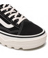Sneakersy Vans Sneakersy  - Sentry Old Skool VN0A5KR3VQE1 (Canvas) Black/Marshmallo