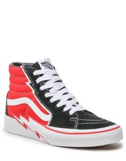 Sneakersy Sneakersy  - Sk8-Hi Bolt VN0A5JIV4581 Black/Red - eobuwie.pl Vans