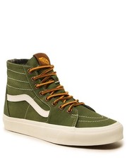 Sneakersy Sneakersy  - Sk8-Hi Tapered VN0A7Q62E021 Ca Throwback Chive - eobuwie.pl Vans