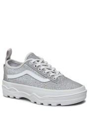 Sneakersy Sneakersy  - Sentry Old Skool VN0A5KR3X1K1 Glitter Silver/True White - eobuwie.pl Vans