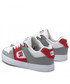 Półbuty dziecięce Dc Sneakersy  - Pure ADBS300267 White/Red(WRD)