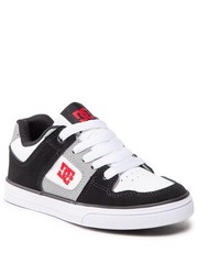 Półbuty dziecięce Sneakersy  - Pure ADBS300267 White/Black/Red (Wbd) - eobuwie.pl Dc