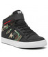 Trzewiki dziecięce Dc Sneakersy  - Pure High-Top Ev ADBS300324 Black Camo(BLO)