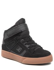 Trzewiki dziecięce Sneakersy  - Pure High-Top Ev ADBS300324 Black/Gum (Bgm) - eobuwie.pl Dc