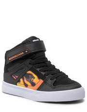 Trzewiki dziecięce Sneakersy  - Pure High-Top Ev ADBS300324 Black/Flames (Bfm) - eobuwie.pl Dc