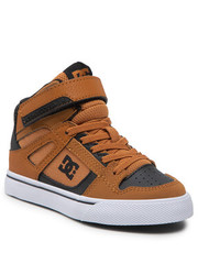 Trzewiki dziecięce Sneakersy  - Pure High-Top Ev ADBS300324 Wheat/Black (Wea) - eobuwie.pl Dc