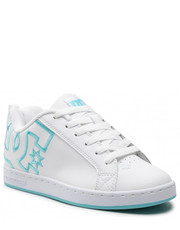 Sneakersy Sneakersy  - Court Graffik 300678 White/White/Blue(Xwwb) - eobuwie.pl Dc