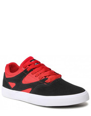 Sneakersy męskie Sneakersy  - Kalis Vulc ADYS300569 Black/Athletic Red(Bat) - eobuwie.pl Dc
