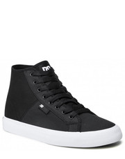 Sneakersy męskie Sneakersy  - Manual Hi Txse ADYS300644 Black/White (BKW) - eobuwie.pl Dc