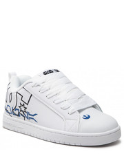 Mokasyny męskie Sneakersy  - Sw Ct Graffik ADYS100727 White/Blue (Wbl) - eobuwie.pl Dc