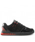 Mokasyny męskie Dc Sneakersy  - Sw Versatile ADYS200071 Black/Black/Red (XKKR)