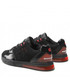Mokasyny męskie Dc Sneakersy  - Sw Versatile ADYS200071 Black/Black/Red (XKKR)