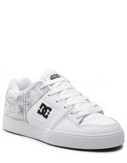 Mokasyny męskie Sneakersy  - Sw Pure ADYS400084 White/Black/Blue (Xwkb) - eobuwie.pl Dc