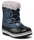 Trapery dziecięce Sorel Śniegowce  - Childrens Yoot Pac Nylon Wp NC1962 Uniform Blue/Black 405