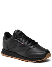 Sneakersy Buty  - Cl Lthr 49804 Black/Gum - eobuwie.pl Reebok