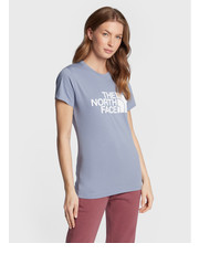 Bluzka T-Shirt Easy NF0A4T1Q Niebieski Regular Fit - modivo.pl The North Face