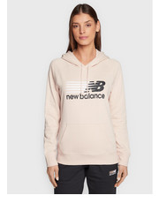 Bluza Bluza Classic WT23800 Beżowy Relaxed Fit - modivo.pl New Balance