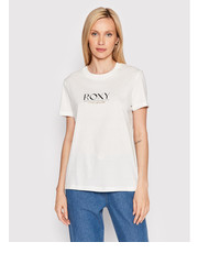 Bluzka T-Shirt Noon Ocean ERJZT05424 Biały Regular Fit - modivo.pl Roxy