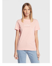 Bluzka T-Shirt Noon Ocean ERJZT05424 Różowy Regular Fit - modivo.pl Roxy