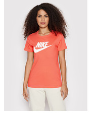 Bluzka T-Shirt Essential BV6169 Pomarańczowy Regular Fit - modivo.pl Nike