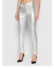 Spodnie Spodnie materiałowe W2RA46 WEEH1 Srebrny Skinny Fit - modivo.pl Guess