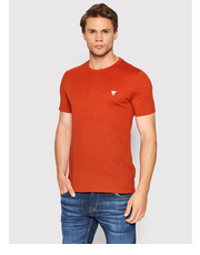 T-shirt - koszulka męska T-Shirt M2YI36 I3Z11 Czerwony Slim Fit - modivo.pl Guess