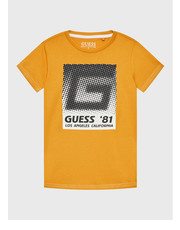 Bluzka T-Shirt L2BI20 I3Z11 Żółty Regular Fit - modivo.pl Guess
