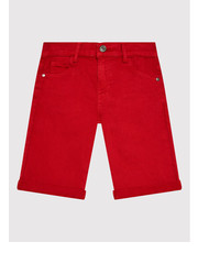 Spodnie Szorty jeansowe L1RD03 WE620 Czerwony Regular Fit - modivo.pl Guess