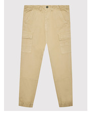 Spodnie Spodnie materiałowe L1YB09 WE1L0 Beżowy Regular Fit - modivo.pl Guess