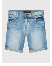 Spodnie Szorty jeansowe N2GD01 D4MI2 Niebieski Regular Fit - modivo.pl Guess