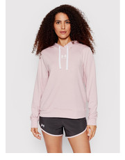 Bluza Bluza Ua Rival Terry 1369855 Różowy Relaxed Fit - modivo.pl Under Armour