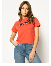 Bluzka T-Shirt Pearl PL504479 Pomarańczowy Regular Fit - modivo.pl Pepe Jeans