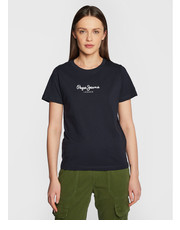 Bluzka T-Shirt Camila PL505292 Granatowy Regular Fit - modivo.pl Pepe Jeans