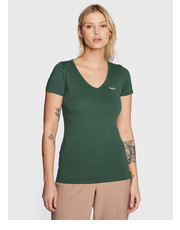 Bluzka T-Shirt Corine PL505305 Zielony Regular Fit - modivo.pl Pepe Jeans