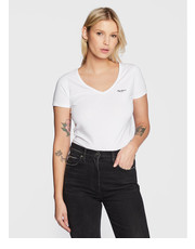 Bluzka T-Shirt Corine PL505305 Biały Regular Fit - modivo.pl Pepe Jeans