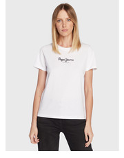 Bluzka T-Shirt Camila PL505292 Biały Regular Fit - modivo.pl Pepe Jeans