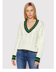 Sweter Sweter Beau PL701865 Biały Regular Fit - modivo.pl Pepe Jeans