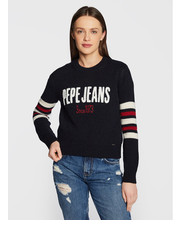 Sweter Sweter Bobby PL701905 Granatowy Regular Fit - modivo.pl Pepe Jeans