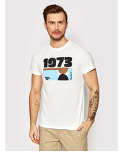 T-shirt - koszulka męska T-Shirt Aeson PM508231 Biały Slim Fit - modivo.pl Pepe Jeans
