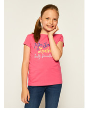 Bluzka T-Shirt Farrah PG502441 Różowy Regular Fit - modivo.pl Pepe Jeans