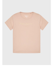 Bluzka T-Shirt Hana PG502924 Różowy Regular Fit - modivo.pl Pepe Jeans