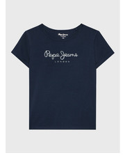 Bluzka T-Shirt Hana PG502924 Granatowy Regular Fit - modivo.pl Pepe Jeans