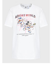 Bluzka T-Shirt Disney HL9051 Biały Regular Fit - modivo.pl Adidas