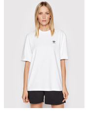 Bluzka T-Shirt Always Original Graphic HF2019 Biały Loose Fit - modivo.pl Adidas
